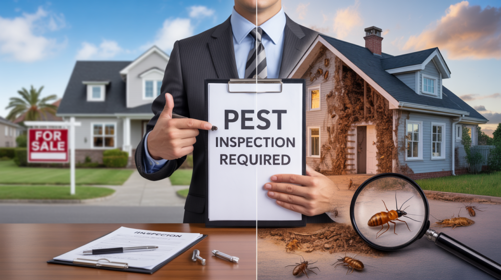 Pest inspection for real estate agents